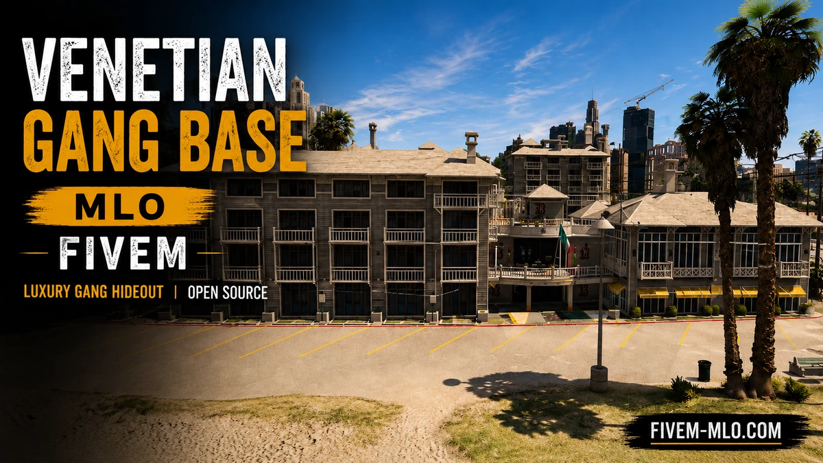 Venetian Gang Base MLO FiveM | Luxury Gang Hideout | Open Source